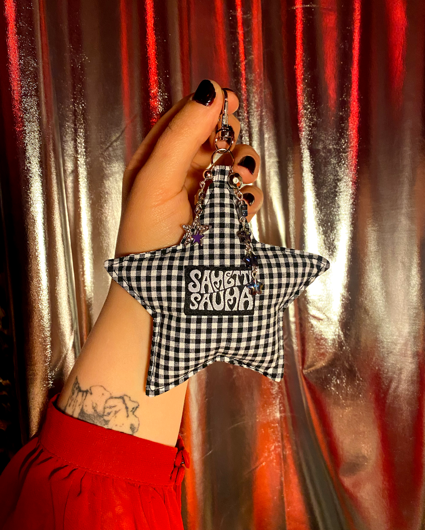 Bag charm tähti ☆ ruutu 01