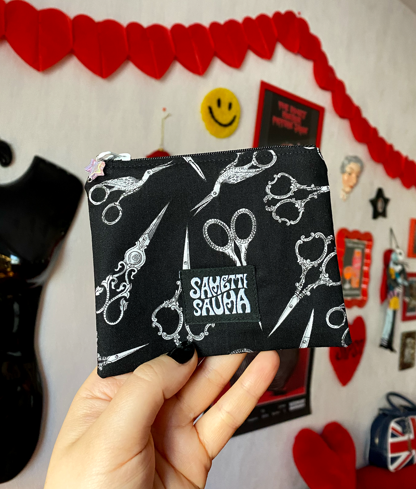Sakset • kolikkokukkaro
