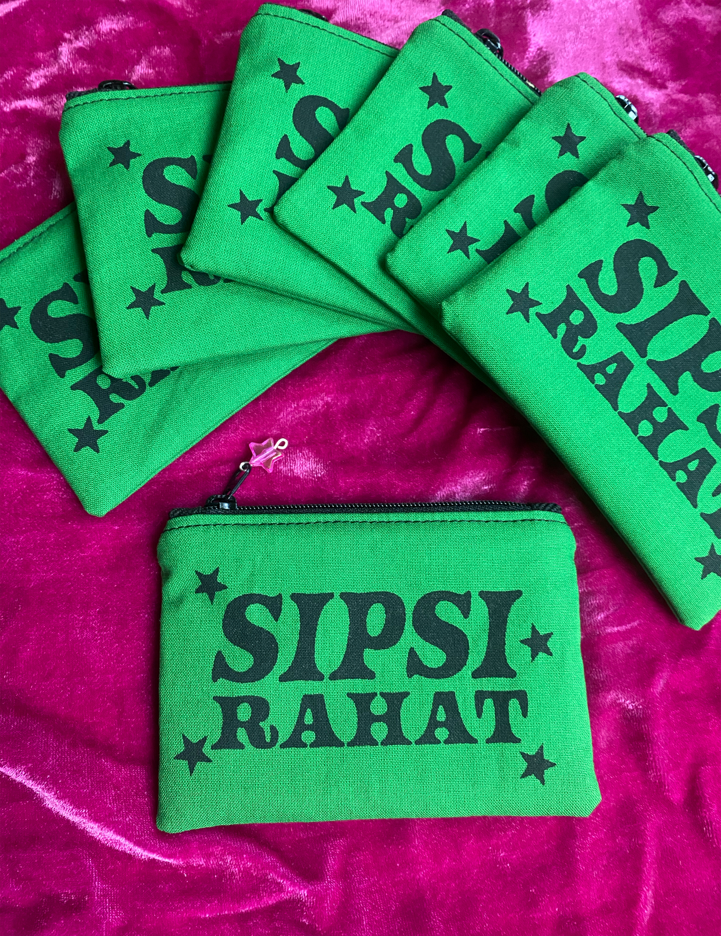 Sipsirahat • vihreä kolikkokukkaro