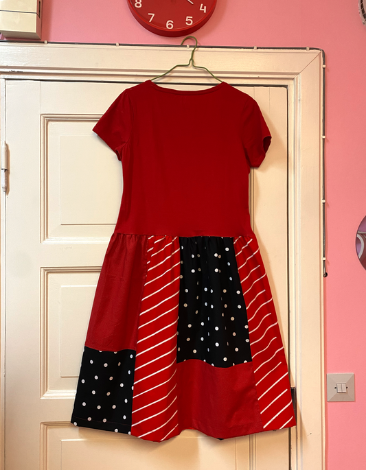 22-Pistepirkko ✧ T-paitamekko S (XS)