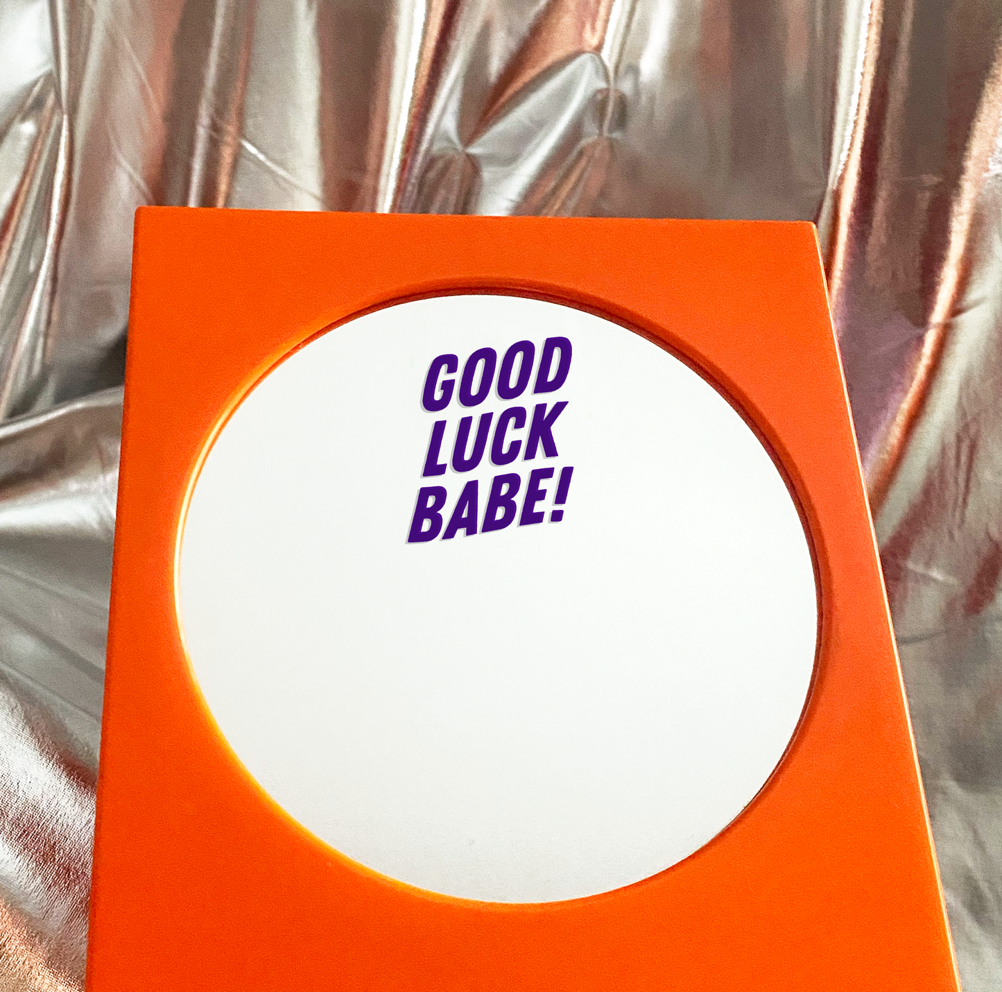 Good luck babe! • peilitarra