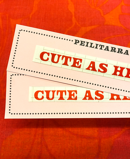 Cute as hell • peilitarra